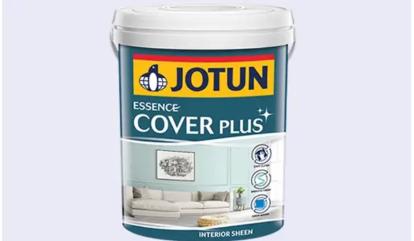 Cat interior jotun Essence Cover Plus Sheen - warna idaman bersama