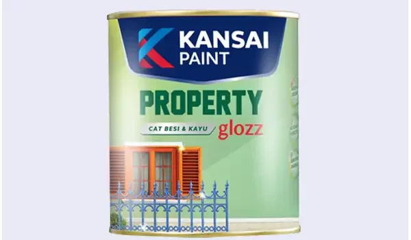 Cat kayu dan besi Kansai property glozz - warna idaman bersama